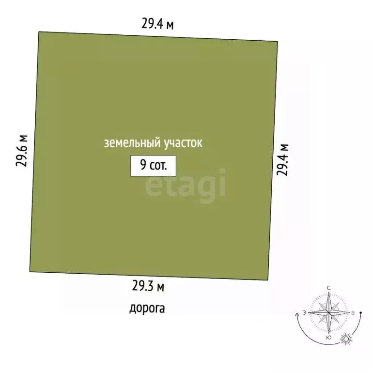 Участок в Башкортостан, Бирск ул. Батырская, 18 (9.0 сот.) - Фото 1