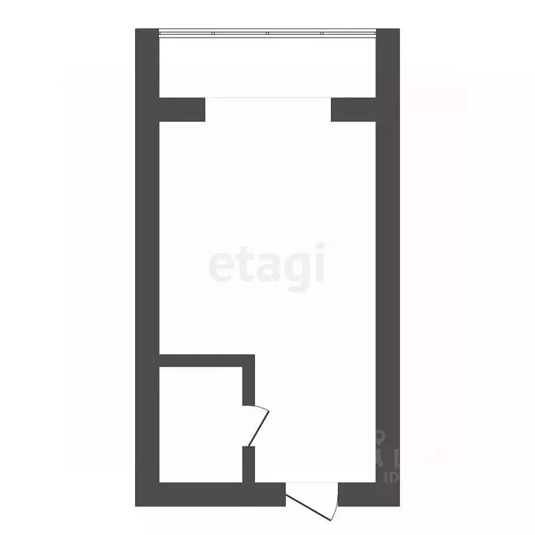 Студия Амурская область, Благовещенск Заводская ул., 31 (19.8 м) - Фото 2