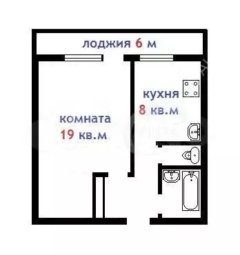 1-к. квартира, 39 м, 9/9 эт. - Фото 0