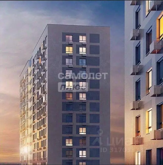 Квартира, 2 комнаты, 55.7 м - Фото 0