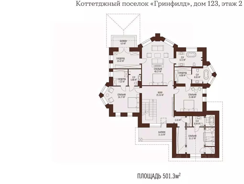 Дом в Московская область, Истра городской округ, Гринфилд кп  (501 м) - Фото 0