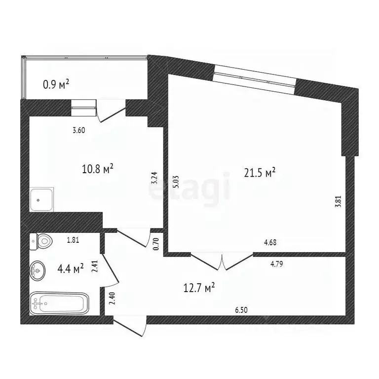 1-к кв. Красноярский край, Красноярск ул. 78-й Добровольческой ... - Фото 2