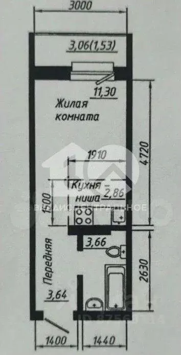 Студия Новосибирская область, Новосибирск ул. Забалуева, 102/1 (22.17 ... - Фото 2