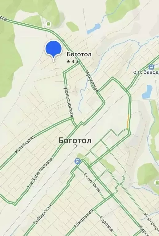 Участок в Красноярский край, Боготол Опытная ул. (10.0 сот.) - Фото 2