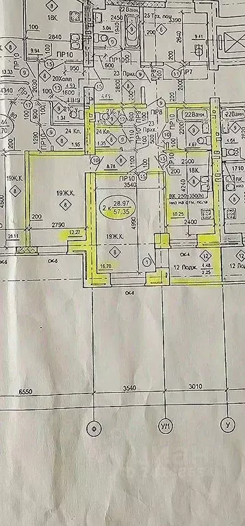 2-к кв. Ростовская область, Ростов-на-Дону ул. Евдокимова, 37а (55.8 ... - Фото 1
