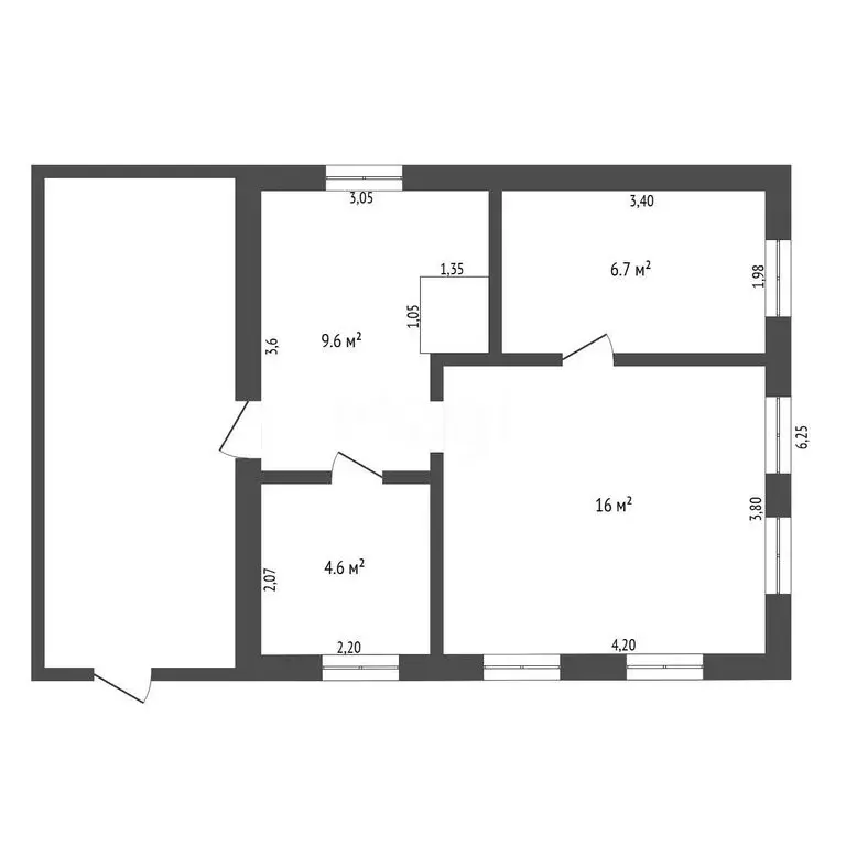 Дом в Благовещенск, Новая улица (33.1 м) - Фото 1