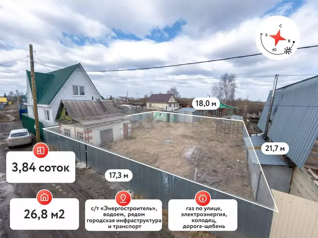 Дом в Тюмень, садоводческое некоммерческое товарищество ... - Фото 1