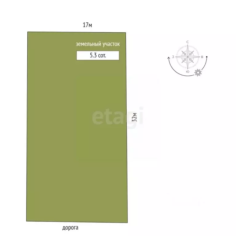 Участок в Ростовская область, Мясниковский район, с. Чалтырь  (5.3 ... - Фото 2