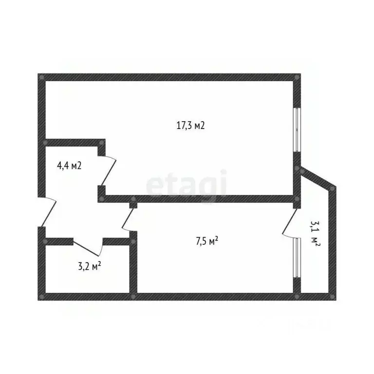1-к кв. Краснодарский край, Горячий Ключ ул. Ярославского, 132Ск1 ... - Фото 1