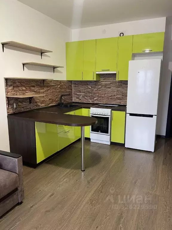 Студия Санкт-Петербург аллея Арцеуловская, 23к1 (25.4 м) - Фото 1