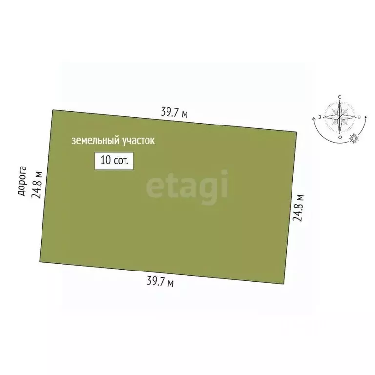 Участок в Марий Эл, Йошкар-Ола городской округ, д. Шоя-Кузнецово  ... - Фото 2