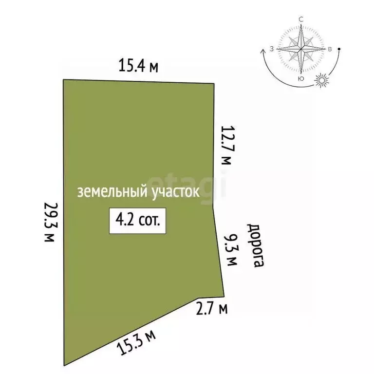 Участок в Крым, Ялта Васильевка мкр,  (4.2 сот.) - Фото 2