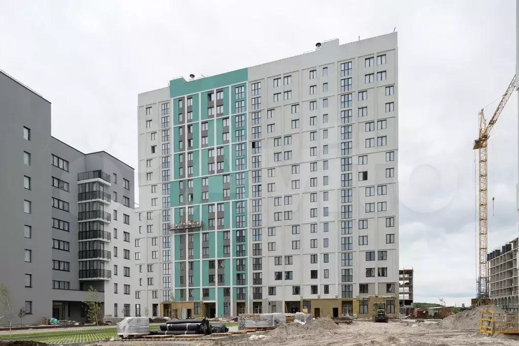 1-к. квартира, 46,5 м, 1/15 эт. - Фото 0