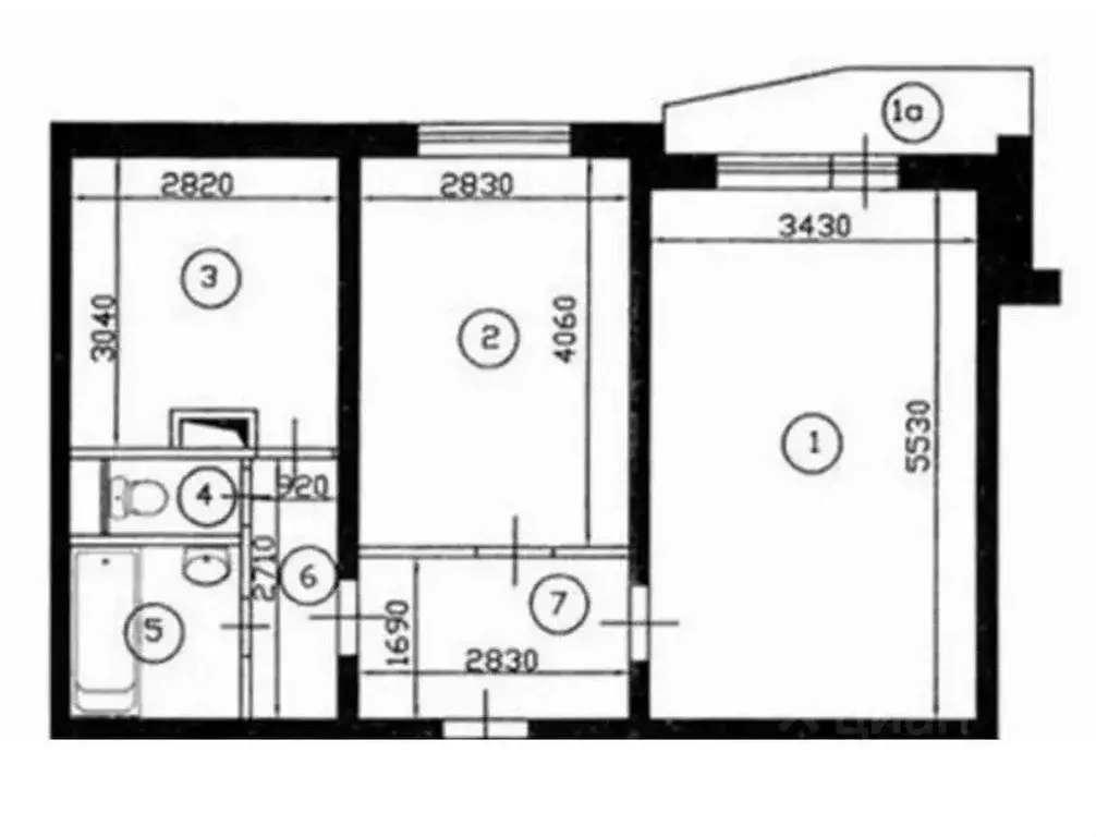 2-к кв. Москва Боровское ш., 44 (52.0 м) - Фото 2