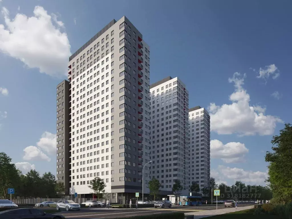 Студия Московская область, Люберцы Волковская 67 жилой комплекс (18.65 ... - Фото 1