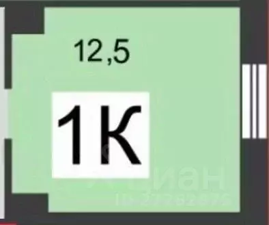 Комната Нижегородская область, Нижний Новгород Юбилейный бул., 6 (12.5 ... - Фото 1