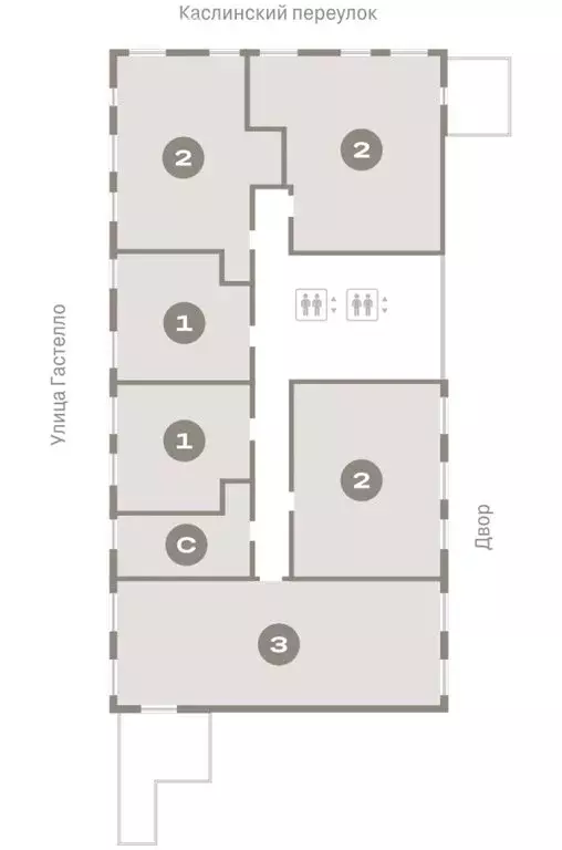 2-комнатная квартира: Екатеринбург, улица Гастелло, 18 (95.77 м) - Фото 2