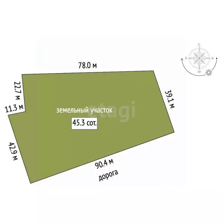 Участок в Архангельская область, Котласский муниципальный округ, ... - Фото 2