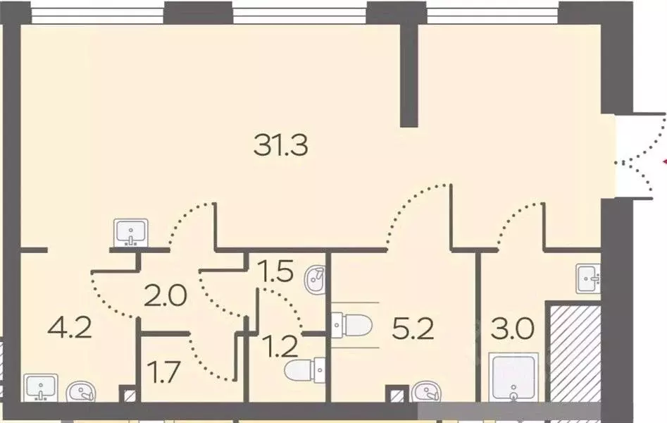 Помещение свободного назначения в Москва ул. Щорса, 6К1 (49 м) - Фото 0