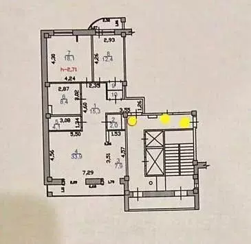 3-к кв. Иркутская область, Иркутск ул. Лыткина, 11/6 (104.8 м) - Фото 2