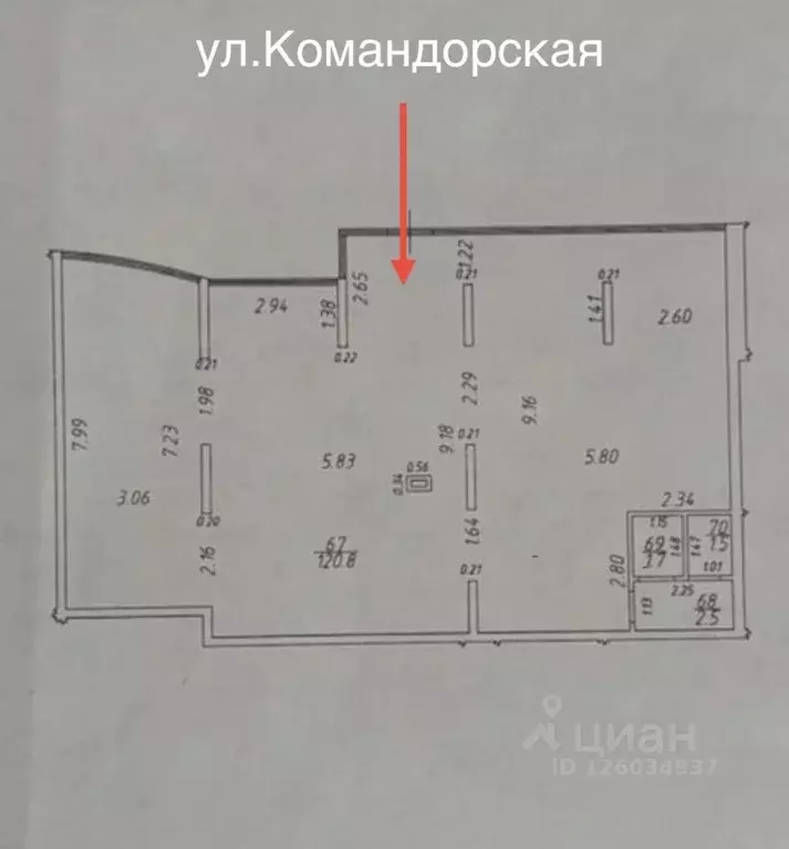Торговая площадь в Краснодарский край, Краснодар ул. Командорская, 15 ... - Фото 1