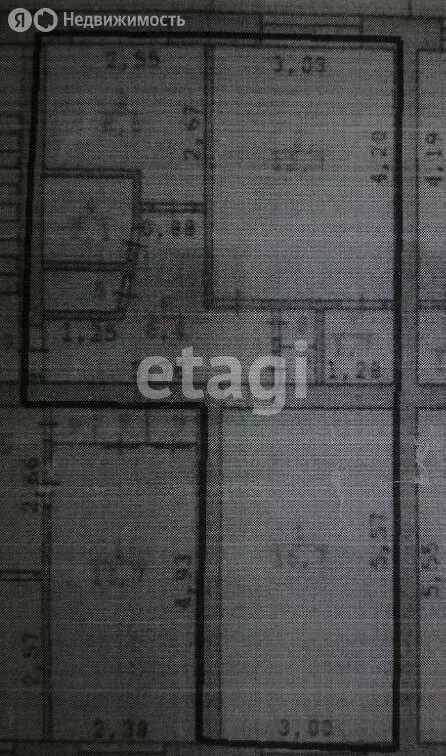 2-комнатная квартира: Камышлов, улица Максима Горького, 17 (43.9 м) - Фото 1