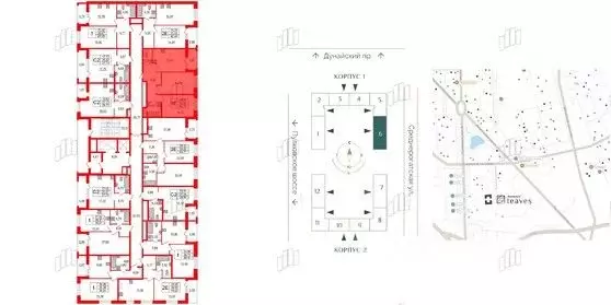 2-к кв. Санкт-Петербург ул. Среднерогатская, 11к2 (63.8 м) - Фото 1