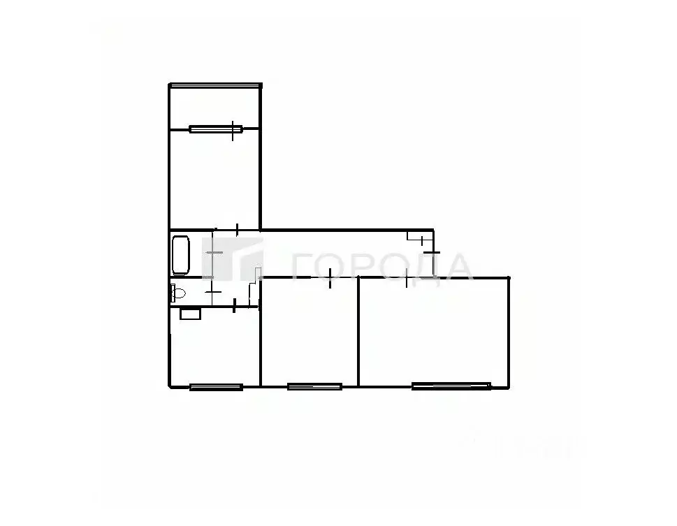 3-к кв. Кемеровская область, Новокузнецк Абашево мкр, ул. День ... - Фото 2