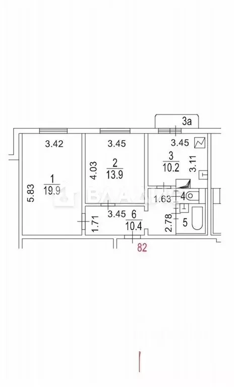 2-к кв. Москва Братиславская ул., 23 (60.0 м) - Фото 1