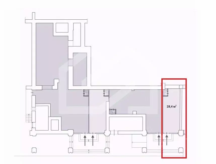 Помещение свободного назначения в Москва Долгоруковская ул., 40 (28 м) - Фото 2
