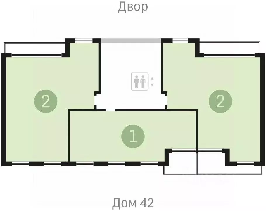 2-к кв. Новосибирская область, Новосибирск Большевистская ул., 88 ... - Фото 1