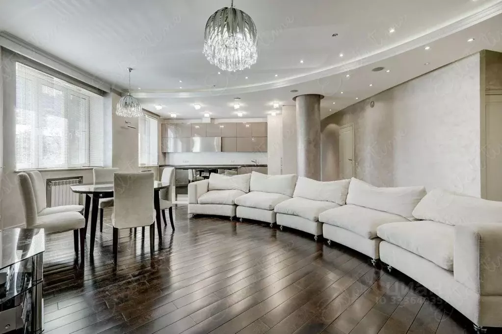 Квартира, 3 комнаты, 121.5 м - Фото 1