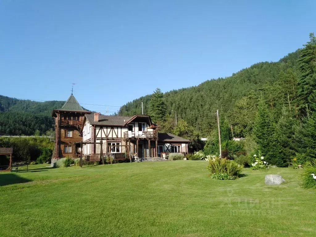 Дом в Алтай, Майминский район, с. Усть-Муны ул. Кошурникова, 1 (250 м) - Фото 1