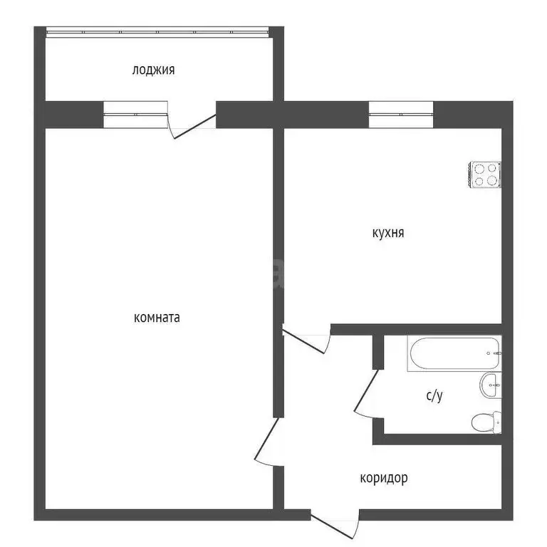 1-комнатная квартира: Курган, жилой район Заозёрный, 7-й микрорайон, ... - Фото 1