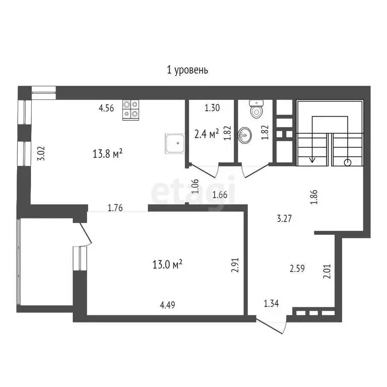 3-комнатная квартира: Тюмень, улица Пожарных и Спасателей, 5 (90 м) - Фото 0