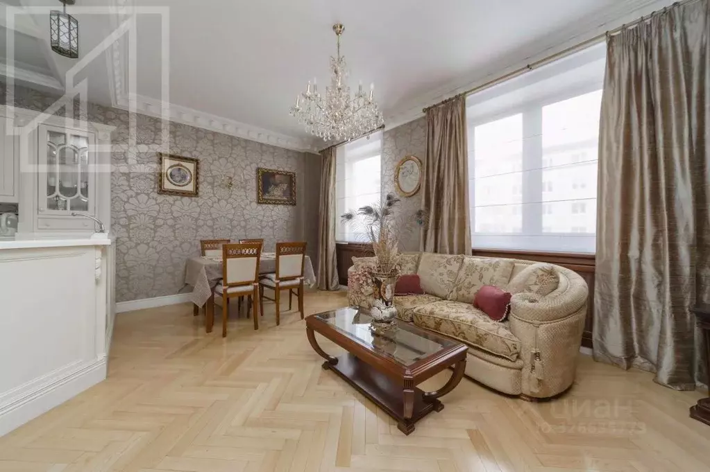 2-к кв. Москва ул. Пресненский Вал, 16С2 (80.0 м) - Фото 1