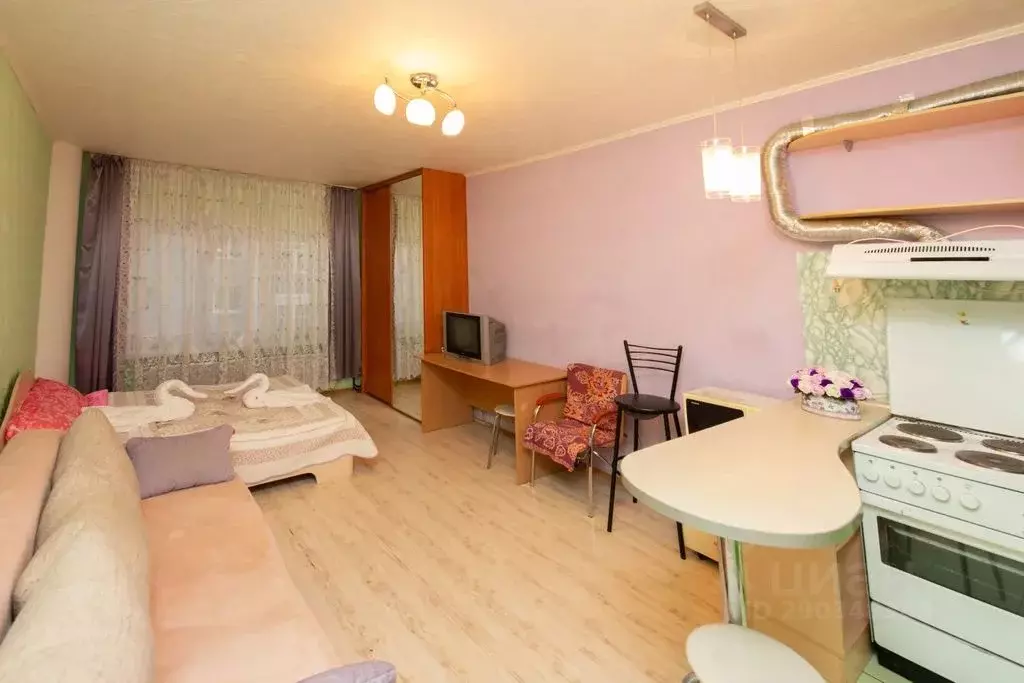 Студия Тюменская область, Тюмень ул. 50 лет ВЛКСМ, 19 (26.0 м) - Фото 1