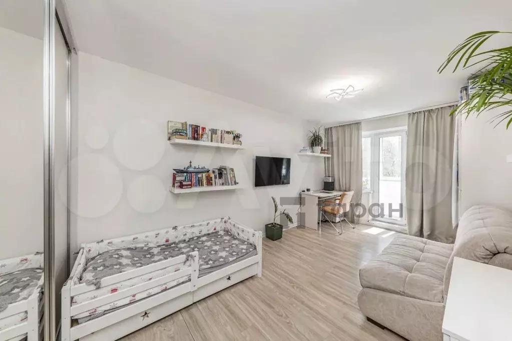 1-к. квартира, 31 м, 4/5 эт. - Фото 1