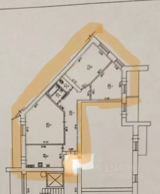 3-к кв. Крым, Евпатория просп. Победы, 10Б (70.0 м) - Фото 2
