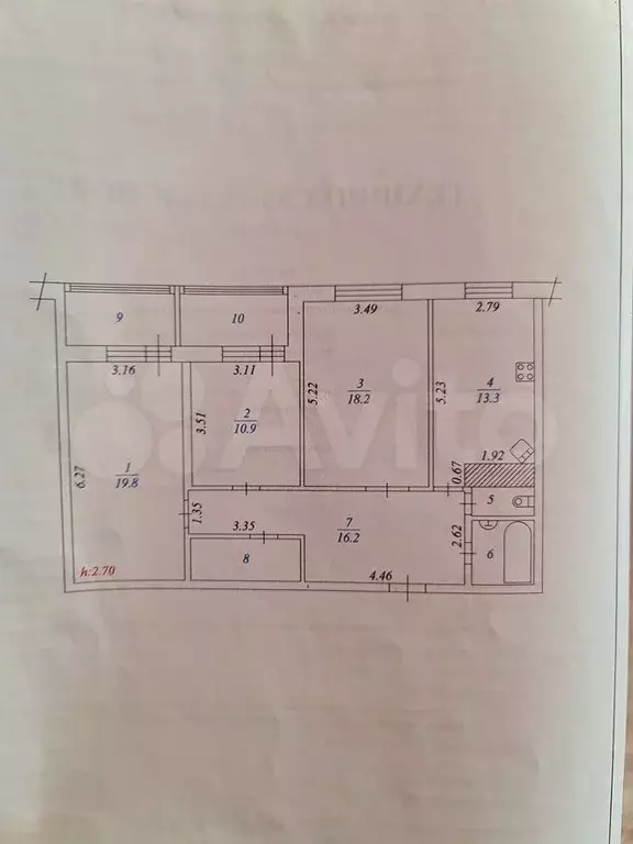 3-к. квартира, 96 м, 16/16 эт. - Фото 0