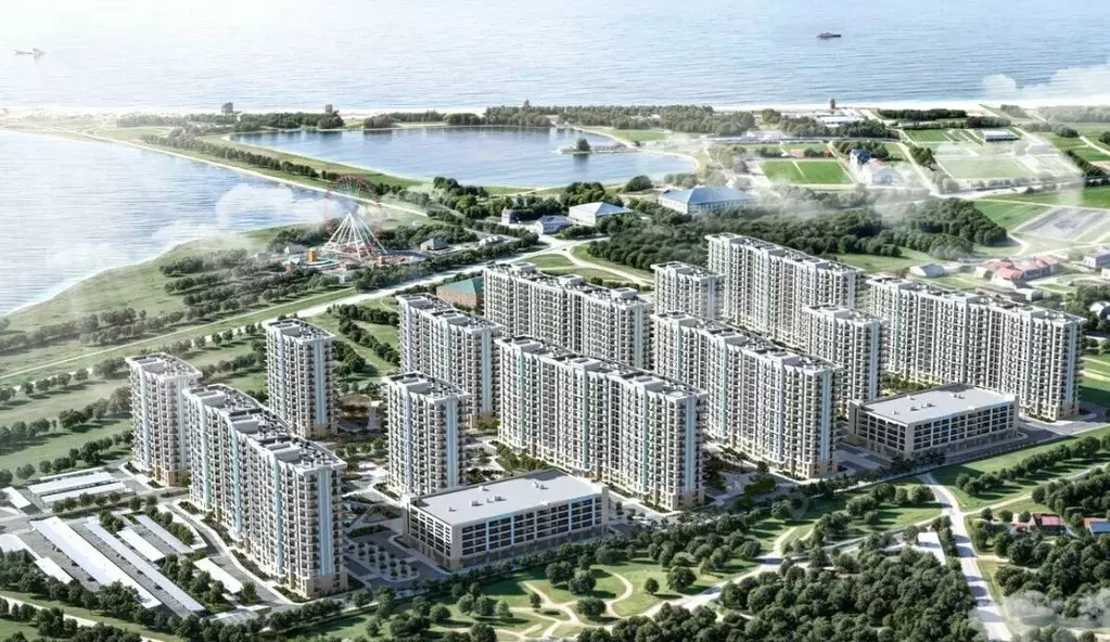 2-к кв. Крым, Евпатория Море жилой комплекс (60.08 м) - Фото 1