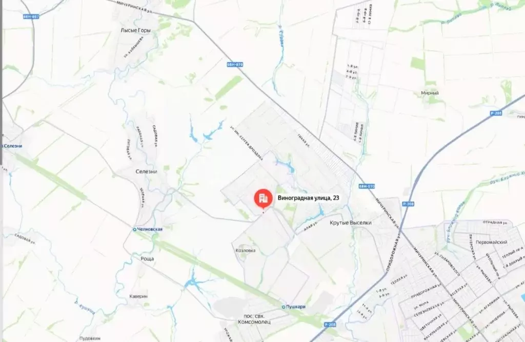 Участок в Тамбовская область, Тамбов ул. Виноградная, 23 (7.5 сот.) - Фото 1