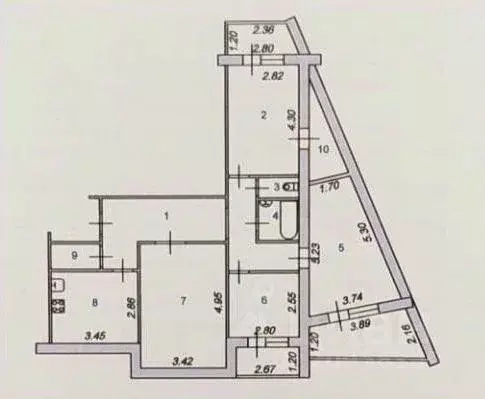 4-к кв. Ивановская область, Иваново Дюковская ул., 21 (94.0 м) - Фото 1