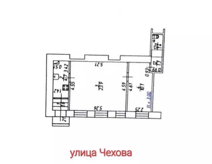 Помещение свободного назначения (43 м) - Фото 1