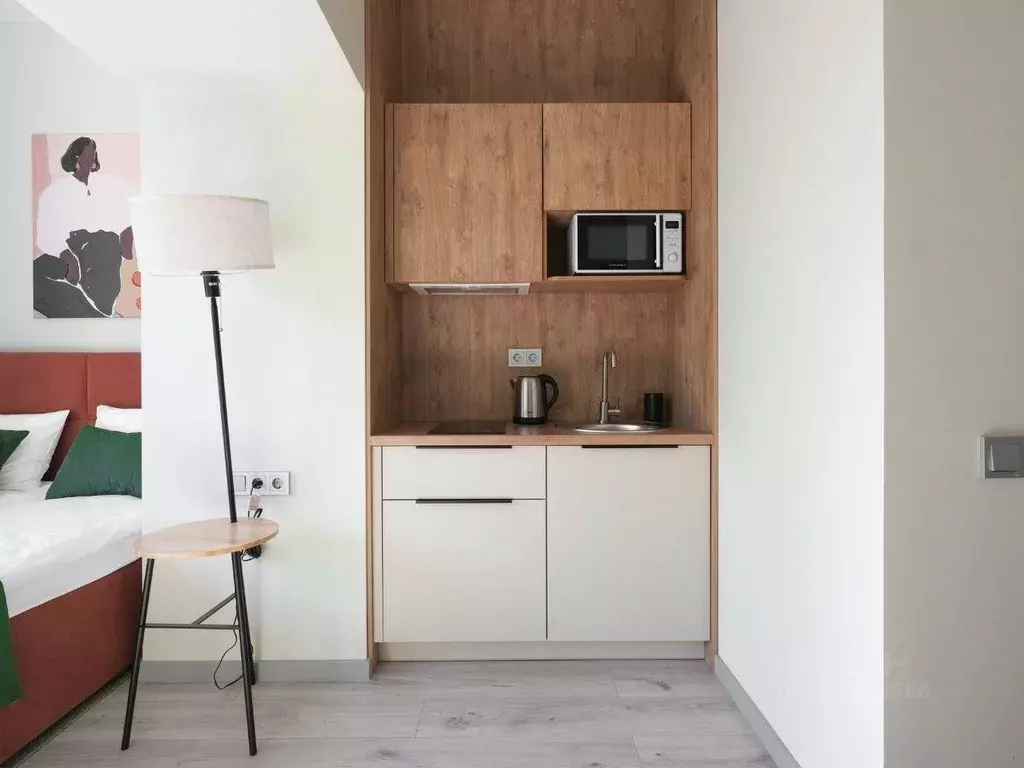 Студия Санкт-Петербург ул. Константина Заслонова, 8Б (9.6 м) - Фото 1