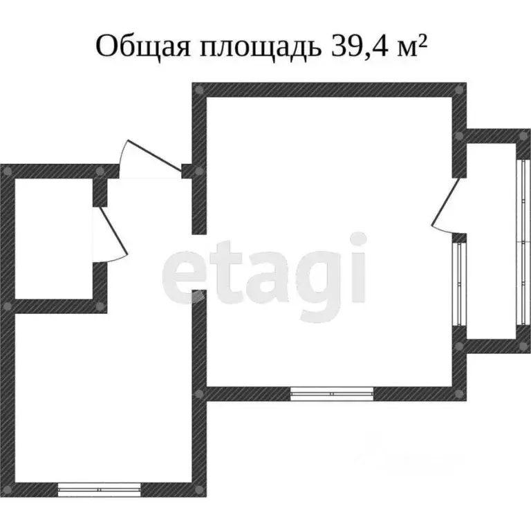 1-к кв. Тюменская область, Ишим ул. Порфирьева (39.9 м) - Фото 1