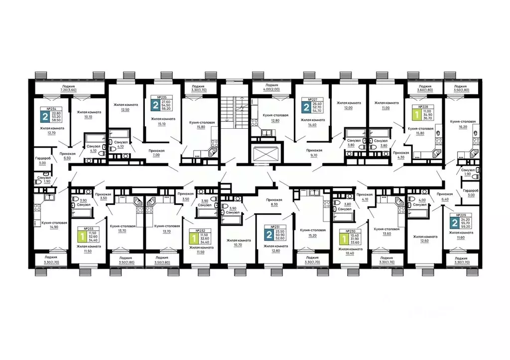 1-к кв. Адыгея, Тахтамукайский район, Яблоновский пгт  (34.4 м) - Фото 2
