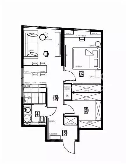 2-к кв. Москва ул. Лобачевского, 120к1 (48.0 м) - Фото 2