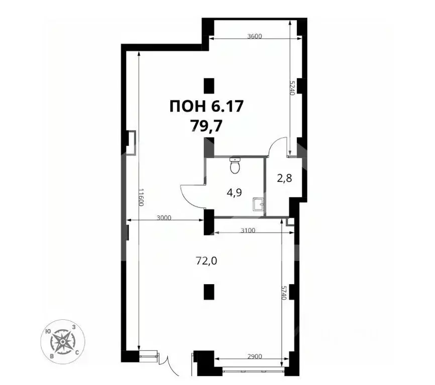 Торговая площадь в Московская область, Ленинский городской округ, пос. ... - Фото 2