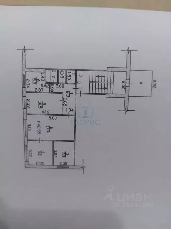 2-к кв. Хакасия, Абакан ул. Вяткина, 33 (43.1 м) - Фото 1